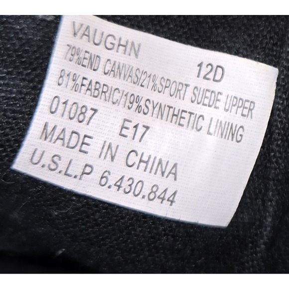 OrthoFeet Vaughn Mens Black Fabric Adjustable Strap Comfort Shoes 12 D main image 8